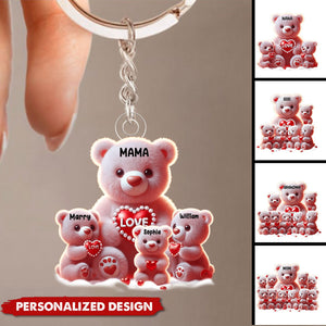 Personalized Mama Keychain- Gift For Mom,Grandma