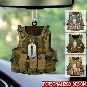 Combat Tactical Outdoor Vest Custom Vest Personalized Car Ornament