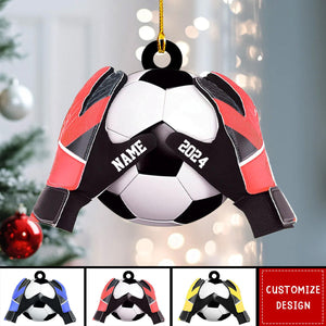 Personalized  Soccer Goal Keeper Christmas Ornament - Gift For Soccer Lovers - 2024 New Release