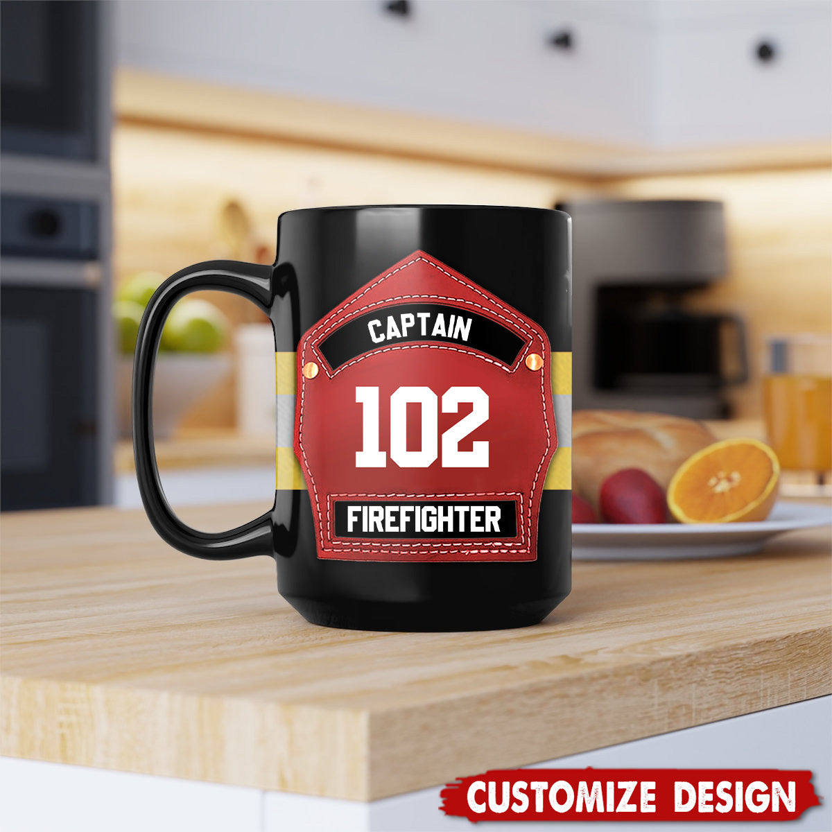 Personalized Firefighter Mug - Gift For Firefighter