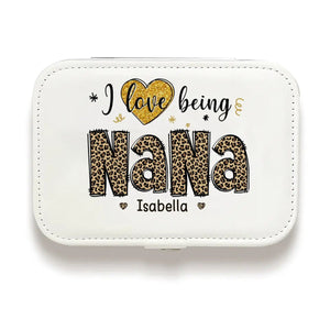 Most Loved Great Grandma - Family Personalized Custom Jewelry Case - Gift For Mom, Grandma