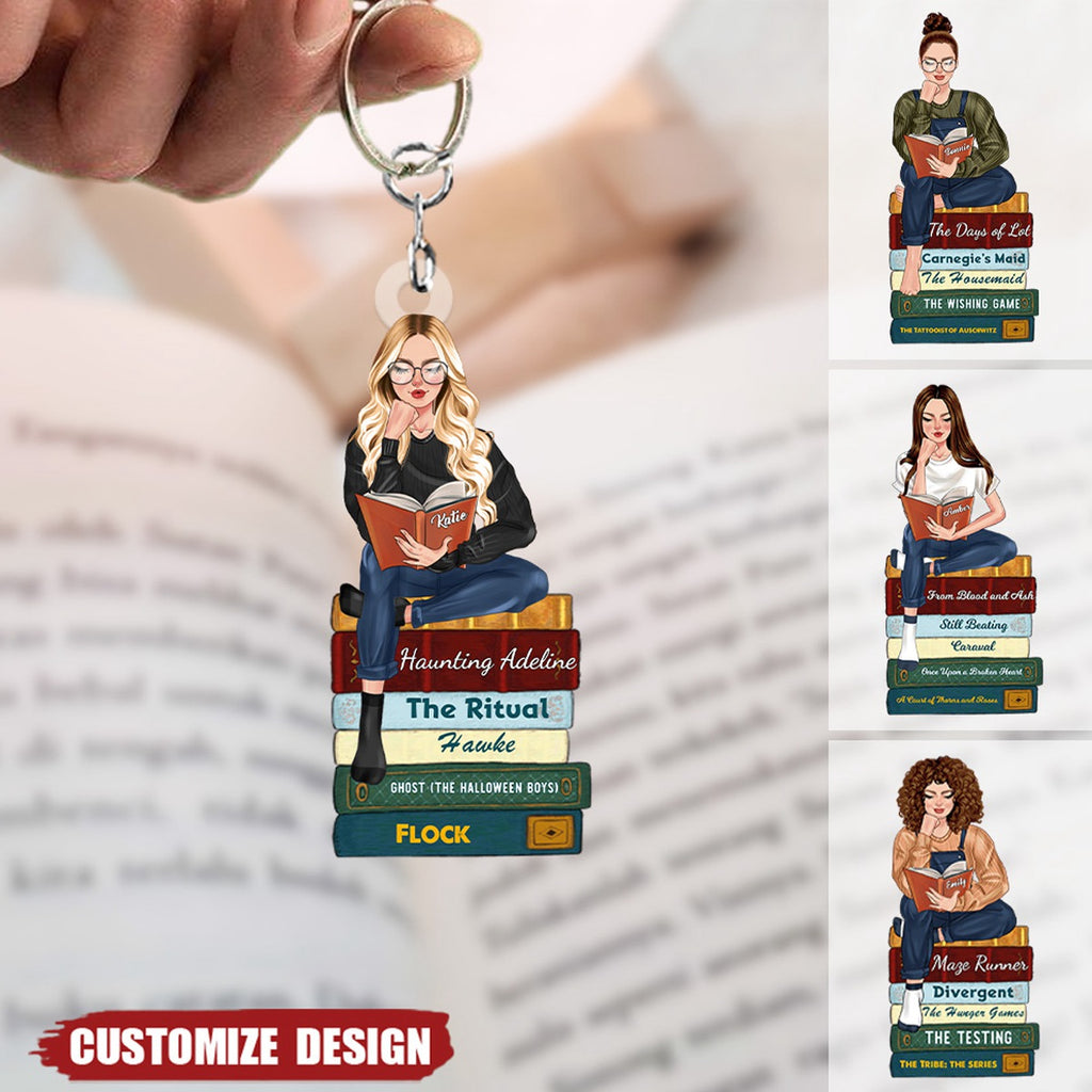 Custom Miniature Book Keychain – FromNewLeaf