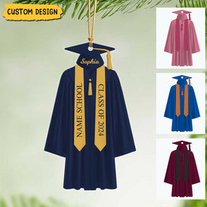 2024 New Release - Personalized Graduation Acrylic Christmas Ornament