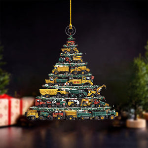 2024 New Release-Excavator Truck Christmas Ornament-Gift for Kids, Boy