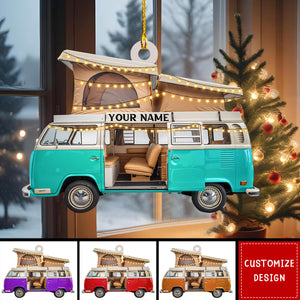 Personalized Camping Car Christmas Ornament-2024 New Release