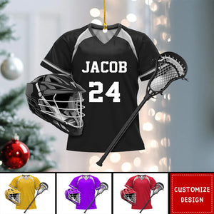 2024 New Release Personalized Lacrosse Christmas Ornament - Gift For Lacrosse Lover