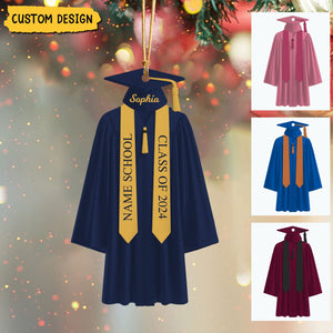 2024 New Release - Personalized Graduation Acrylic Christmas Ornament