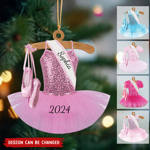 Ballet Dance Dress Christmas Ornament - Great Gift Idea For Ballet Lover