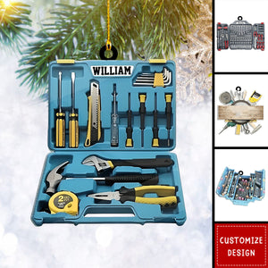 Personalized Mechanic Tool Box Ornament Christmas Gift For Mechanic - 2024 New Release