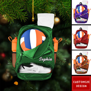 Personalized Volleyball Bag Ornament-Gift for Volleyball Players-2024 New Release