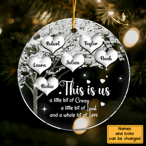 2024 New Release Personalized Custom Ornament - Acrylic Custom Shaped - Christmas Gift For Family