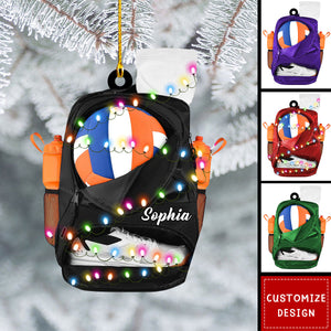 Personalized Volleyball Bag Ornament-Gift for Volleyball Players-2024 New Release