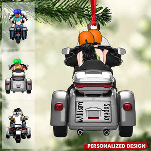 2024 New Release Motorcycle Lovers For Couples Ornament-Personalized Christmas Ornament-Gift For Motorcycle Lovers