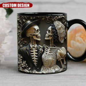 Til Death Do Us Part - Personalized Couple Mug - Gift For Husband, Wife, Anniversary