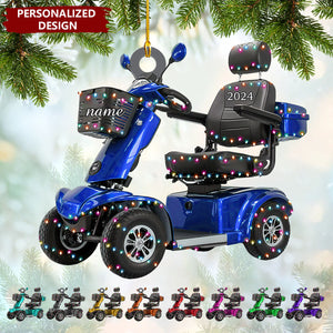 Personalized Electric Bicycle Scooter Christmas Ornaments-Gifts For Bicycler-2024 New Release