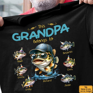 Gift for Grandpa Belongs to Fishing Shirt