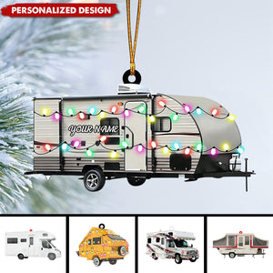 2024 New Release Personalized Camping Car Christmas Ornament-Gifts For Camping Lovers