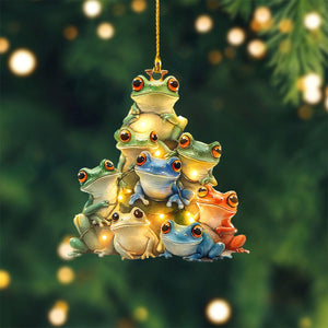 Frog Christmas Ornament-Gift for Animal Lover-2024 New Release