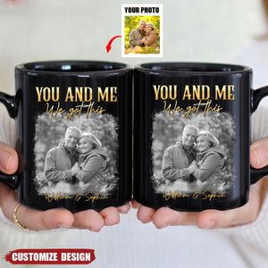 You & Me We Got This Vintage 90s - Personalized Photo Mug