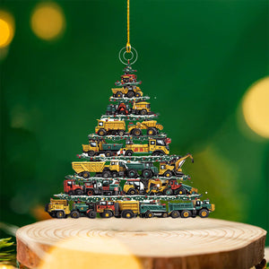 2024 New Release-Excavator Truck Christmas Ornament-Gift for Kids, Boy