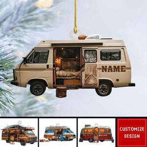 Personalized Camping Car Christmas Ornament Gift For Friends-2024 New Release