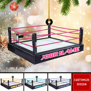 Personalized Wrestling Christmas Ornament Gift For Wrestler - 2024 New Release