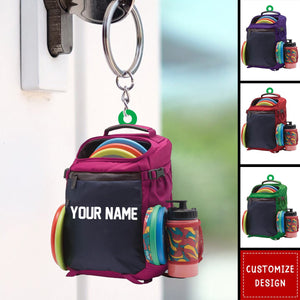 2024 New Release Personalized Disc Golf Acrylic Keychain-Gift For Disc Golf Lovers