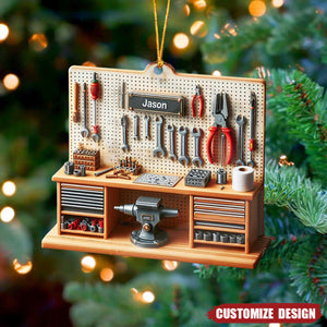 Personalized Mechanic Tool Box Ornament - 2024 New Release