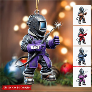 Personalized Welder Christmas Ornament, Gifts For Welder-2024 New Release