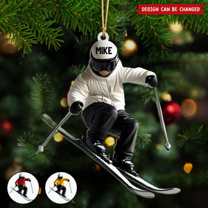 Personalized Skiing Ornament, Gifts For Skiing Lovers-2024 New Release