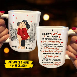 I Love You Forever And Always - Personalized Coffee Mug - Gift For Couple