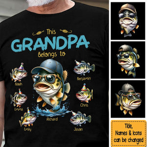 Gift for Grandpa Belongs to Fishing Shirt