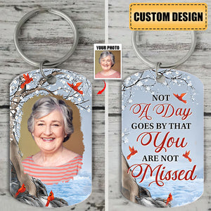 Carry You With Me - Personalized Memorial Stainless Steel Keychain, Sympathy Gift For Family Members