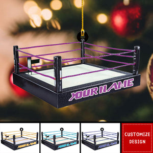 Personalized Wrestling Christmas Ornament Gift For Wrestler - 2024 New Release