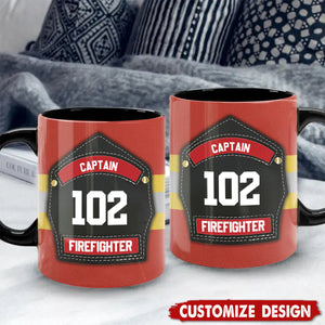 Personalized Firefighter Mug - Gift For Firefighter