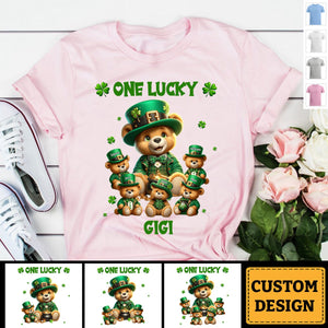 Saint Patrick Day - Personalized Bear Grandma T-Shirt