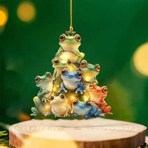 Frog Christmas Ornament-Gift for Animal Lover-2024 New Release