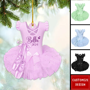 Personalized Ballet Christmas Ornament, Gift for Ballet Dancers, Ballerina - 2024 New Release