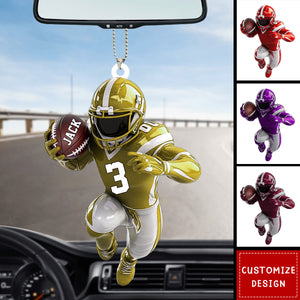 American Football Personalized Car Ornament - Gift For American Football Lovers