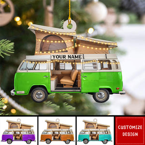 Personalized Camping Car Christmas Ornament-2024 New Release