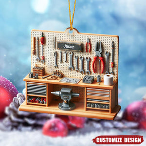 Personalized Mechanic Tool Box Ornament - 2024 New Release