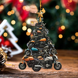 Motorcycles Christmas Tree Ornament-Gift For Motorcycles Lovers-2024 New Release