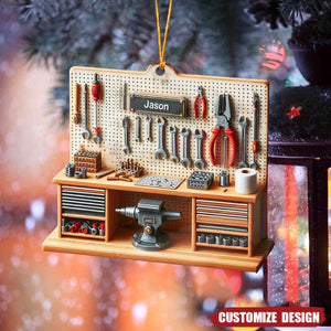 Personalized Mechanic Tool Box Ornament - 2024 New Release