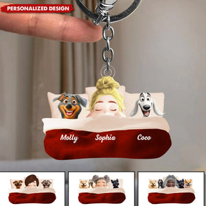 With My Dog-Personalized Keychain