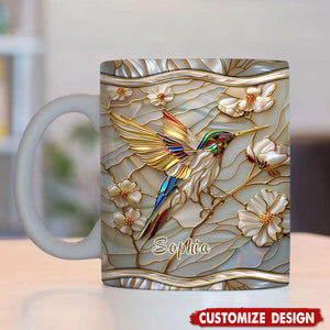 Personalized Hummingbird Mug - Gift For Hummingbird Lovers