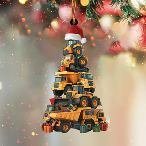 Heavy Construction Equipment Christmas Tree Ornament--2024 New Release