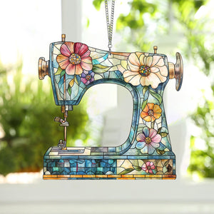 Sewing Machine Suncatcher-Gift for Sewing Lover