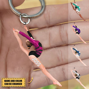 Personalized Personalized Gymnastics/Dancing Acrylic Keychain