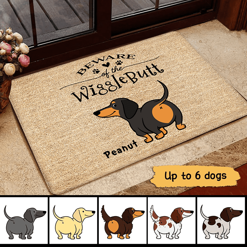 Custom Photo Welcome To House Dog Doormat - yeetcat