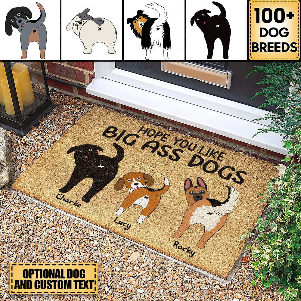 Personalized DoorMat - Dogs and Cats - Welcome to our home.Custom  Welcome Mats, Cat Lover, Dog Lover Gifts